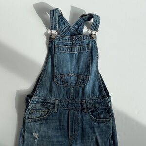 GAP Denim Overalls with Copper Accents